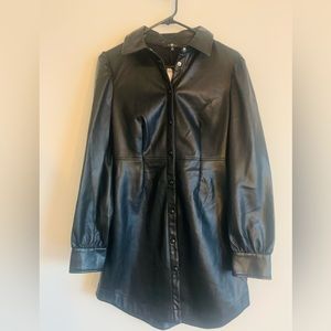 7 For All Mankind Faux Leather Dress
